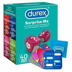 KONDOMI Durex Suprise Me 40/1