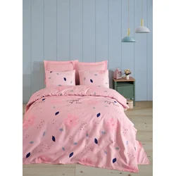 Lessentiel Maison Set Prekrivač i jasučnice FlowerofLove, 200 x 230 cm, Roze