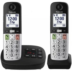 PANASONIC Bežični telefon sa dve slušalice KX-TGU432EXB