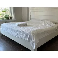 Letnji frotirni prekrivač - Sara - 200x200cm Bela boja ( VLK000543-Sarabela )