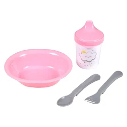 Plastičen otroški set posode 4 ks Cloud – Bébé Douceur