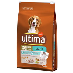 Ultima Medium/Maxi Light Adult piščanec - 7 kg