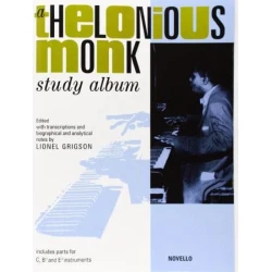 A THELONIOUS MONK STUDY ALBUM INCLUDES PARTS FOR C,Bb,AND Eb INSTRUMENTS