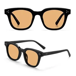 Baixiaoshe Unisex naočare za sunce, Crno-narandžaste
