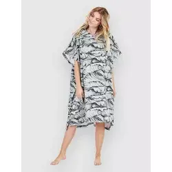 After Ocean Surf Poncho dark grey