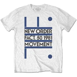 New Order Movement White M Majica