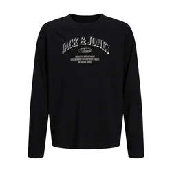 Jack & Jones Junior Majica JJEDENVER kremna / črna
