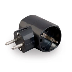Razvodnik T, 16A, 250V, Crni