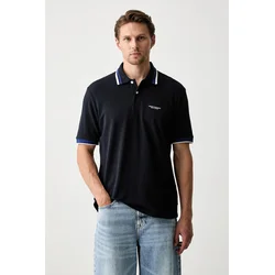 Armani Exchange polo majica moška bombažna