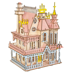 Woodcraft Lesena 3D sestavljanka Veličastna vila