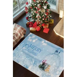 Conceptum Hypnose Tepih sa novogodišnjim motivima Chr_18, Pravougaoni, 100 x 180 cm, Šareni