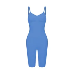 cfab Oblikovanje postave Bodysuit Sculpting Shapewear mit Shorts azur