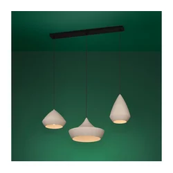Eglo 390269 - Luster na sajli TORREMOLINOS 3xE27/28W/230V bež