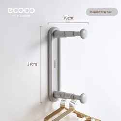 Ecoco Zidni stalak za vešalice, Sivi