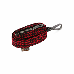 Torbica za vrečke Houndstooth Red/Black - P.L.A.Y.