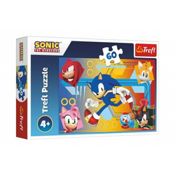 Sonic Sestavljanka v akciji/ The Hedgehog 33x22cm 60 kosov