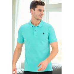 T9561 DEWBERRY MENS TSHIRT-WATER GREEN