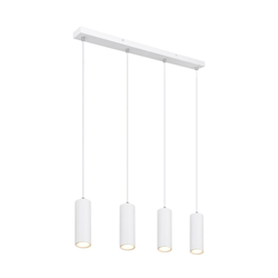 Globo 57911-4HW - Viseći luster na sajli ROBBY 4xGU10/35W/230V, beo
