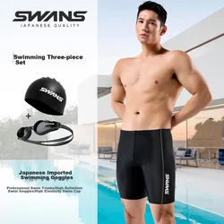 Swans Muški set za plivanje, 3 dela, Crni