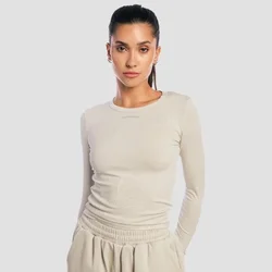 GymBeam Women‘s Aura Long Sleeve T-Shirt Grey