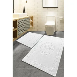 Lessentiel Maison Kupatilski otirač Elite, 2 komada, Beli