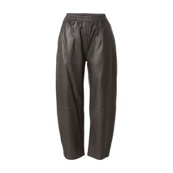 OAKWOOD Hlače temno rjava