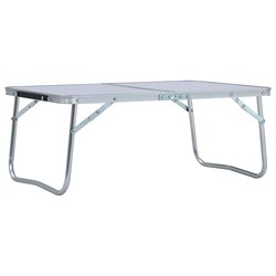 VIDAXL zložljiva miza za kampiranje iz aluminija (60x40cm)