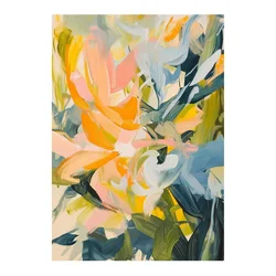 Tiskana slika na platnu 70x100 cm Floral Gust – Styler