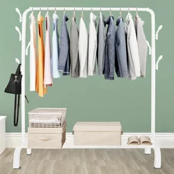 MAPLE FASHION Stalak za odeću, 120x154 cm, Beli