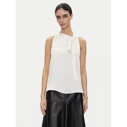 HUGO Bluza 50540259 Écru Regular Fit