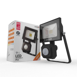 AVIDE Reflektor sa senzorom Slim PIR LED SMD 4K 10W crni