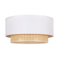 Duolla - Plafonsko svetlo BOHO 3xE27/15W/230V O 60 cm krem/ratan