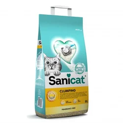 SANICAT grudvajući posip za mačke - bez mirisa - Unscented - 8L