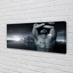 tulup.si Slika na platnu Moški gora 140x70 cm