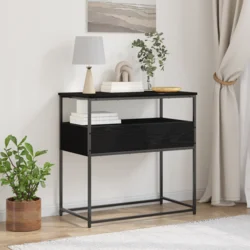 Konzolna stolica Crni hrast 75 x 40 x 75 cm Konstruirano drvo