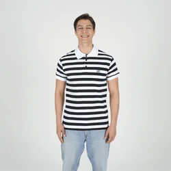 Rang Muška polo majica Maddox M, Crno-bela