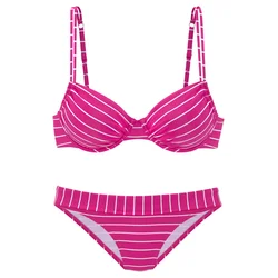 VIVANCE Bikini  roza / bela