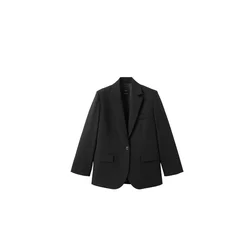 MANGO Blazer Mila črna