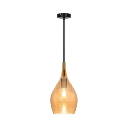 Luster na kablu NEXT 1xE27/40W/230V narandžasta/crna