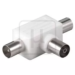 Adapter RF F - 2xRF M plastični