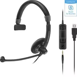 slušalke SENNHEISER SC 45 USB MS, črne