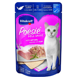 Vitakraft Hrana za mačke u sosu, Riba, 85 g