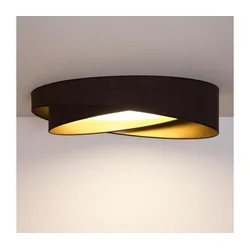 BRILAGI - Plafonsko LED svetlo VELVET TWIST LED/24W/230V 4000K prečnik 55 cm smeđa/zlatna