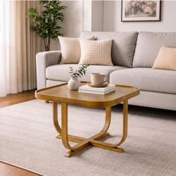 Hanah Home klub sto Hisar 90, 90 cm, hrast