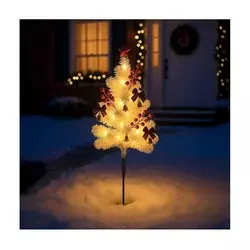LED božićna dekoracija LED/1W/230V 75 cm IP44 bela