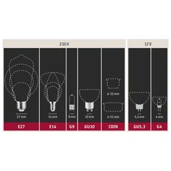 Paulmann Svetilka LED E27 7W 2.700K mat - Steklo