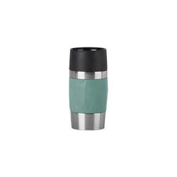 Tefal - Termo skodelica 300 ml COMPACT MUG nerjaveče jeklo/zelena