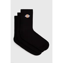 Nogavice Dickies 3-pack moški, črna barva