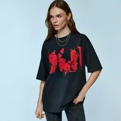 Majica sa printom Billie Eilish