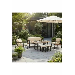HANAH HOME Baštenske garniture Leo 3+1+1+2 Beige